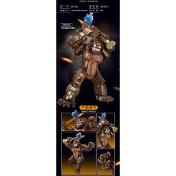 PanlosBrick 687002 Panlos Brick 687002 non  VUA KONG bộ đồ chơi xếp lắp ráp ghép mô hình Movie & Game Phim Và Trò Chơi 1803 khối