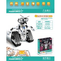 MouldKing 15046 Mould King 15046 non  ROBOT ĐA DẠNG bộ đồ chơi xếp lắp ráp ghép mô hình POWER BRICK TRANSBOT 606 khối