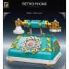 QIZHILE 90020 non  ĐIỆN THOẠI CỔ ĐIỂN bộ đồ chơi xếp lắp ráp ghép mô hình Creator Expert RETRO PHONE Chuyên Gia Sáng Tạo 859 khối