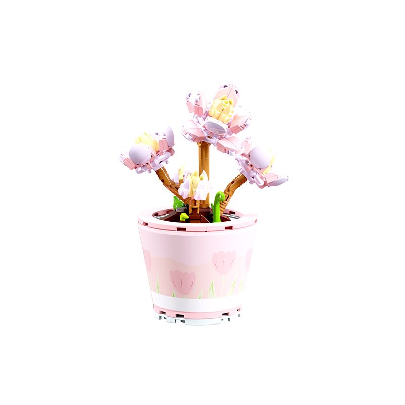 GEKKOSHA 804206 non Lego TÚ DIÊN bộ đồ chơi xếp lắp ráp ghép mô hình Flowers Hoa 225 khối