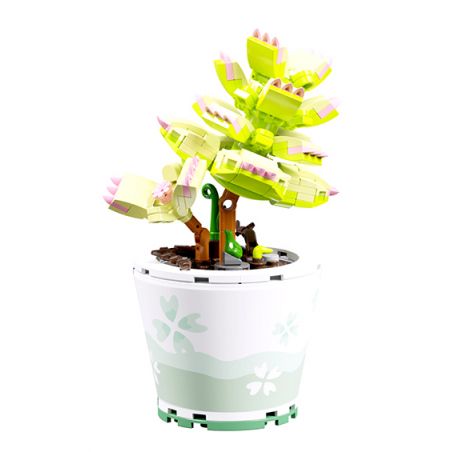 GEKKOSHA 804205 non  HÙNG ĐỒNG TỬ bộ đồ chơi xếp lắp ráp ghép mô hình Flowers Hoa 262 khối