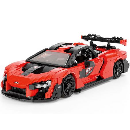 MouldKing 10007 Mould King 10007 non  MCLELENSENA. bộ đồ chơi xếp lắp ráp ghép mô hình Racers MCLAREN SENNA Đua Tốc Độ 1182 khối