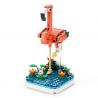 WANGE LIGAO DR.LUCK 1604 non  QUÁI THÚ TUYỆT VỜI CHIM HỒNG HẠC bộ đồ chơi xếp lắp ráp ghép mô hình WONDERFUL ANIMALS FLAMINGO 127 khối