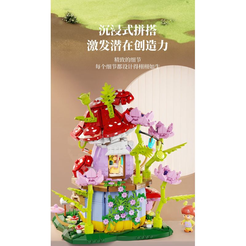 GEKKOSHA 805002 non  NHÀ ĐỒI bộ đồ chơi xếp lắp ráp ghép mô hình Creator Sáng Tạo 1935 khối