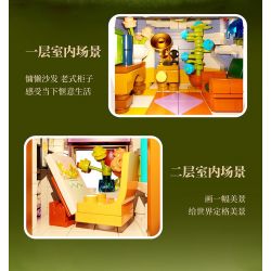 GEKKOSHA 805002 non  NHÀ ĐỒI bộ đồ chơi xếp lắp ráp ghép mô hình Creator Sáng Tạo 1935 khối