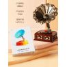 QIZHILE 91002 non  HỘP NHẠC MÁY QUAY ĐĨA bộ đồ chơi xếp lắp ráp ghép mô hình Creator Expert PHONOGRAPH Chuyên Gia Sáng Tạo 1688 khối