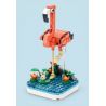 WANGE LIGAO DR.LUCK 1604 non  QUÁI THÚ TUYỆT VỜI CHIM HỒNG HẠC bộ đồ chơi xếp lắp ráp ghép mô hình WONDERFUL ANIMALS FLAMINGO 127 khối