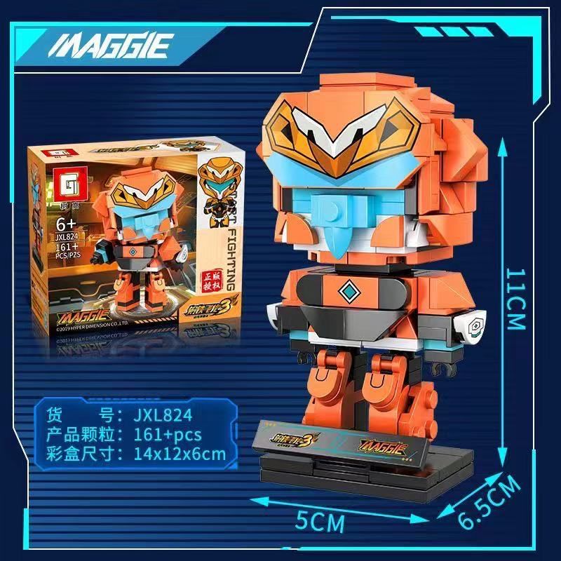 TREE HEIGHT JXL824 non Lego RỒNG SẮT 3 MAGGIE bộ đồ chơi xếp lắp ráp ghép mô hình Movie & Game DRAGON FORCE Phim Và Trò Chơi 161 khối