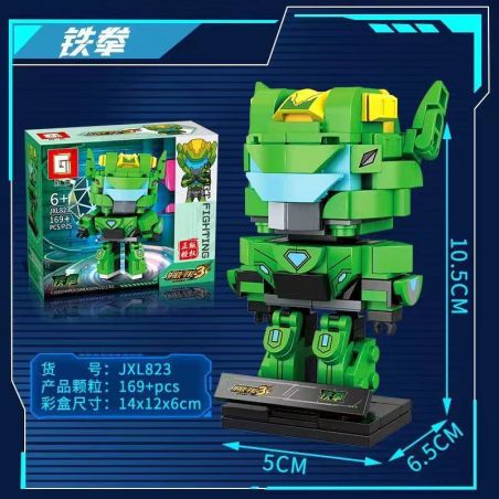 TREE HEIGHT JXL823 non  THIẾT QUYỀN bộ đồ chơi xếp lắp ráp ghép mô hình Movie & Game DRAGON FORCE Phim Và Trò Chơi 169 khối