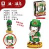 FORANGE FC8108 8108 non  KINH KỊCH XẤU XÍ - HARLEQUIN bộ đồ chơi xếp lắp ráp ghép mô hình Brickheadz Nhân Vật Đầu To 265 khối