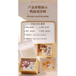 GEKKOSHA 804203 non  NHẸ NHÀNG VÀ MỀM MẠI bộ đồ chơi xếp lắp ráp ghép mô hình 384 khối