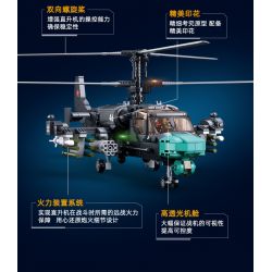 SLUBAN M38-B1138 B1138 1138 M38B1138 38-B1138 non  TRỰC THĂNG VŨ TRANG KA-54S tỷ lệ 1:30 bộ đồ chơi xếp lắp ráp ghép mô hình Military Army Quân Sự Bộ Đội 913 khối