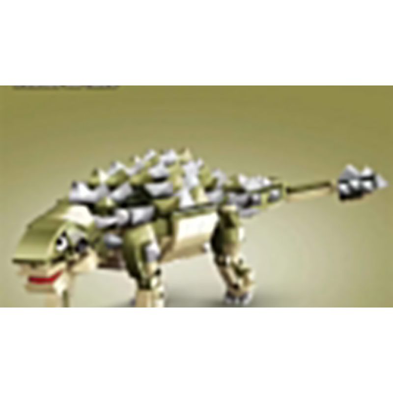 GAOMISI T3022 3022 non  ANKYLOSAURUS bộ đồ chơi xếp lắp ráp ghép mô hình Jurassic World DINOSAURS ARE COMING ANKYLOSAURUS Thế Giới Khủng Long 601 khối
