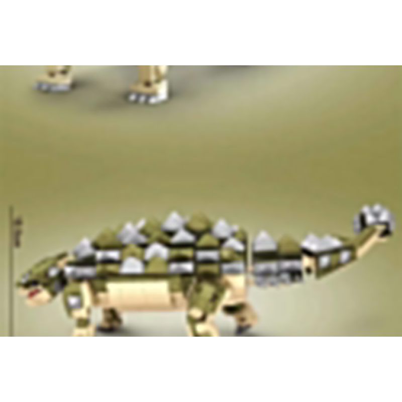 GAOMISI T3022 3022 non  ANKYLOSAURUS bộ đồ chơi xếp lắp ráp ghép mô hình Jurassic World DINOSAURS ARE COMING ANKYLOSAURUS Thế Giới Khủng Long 601 khối