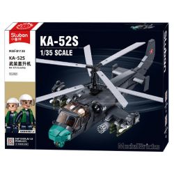 SLUBAN M38-B1138 B1138 1138 M38B1138 38-B1138 non  TRỰC THĂNG VŨ TRANG KA-54S tỷ lệ 1:30 bộ đồ chơi xếp lắp ráp ghép mô hình Military Army Quân Sự Bộ Đội 913 khối
