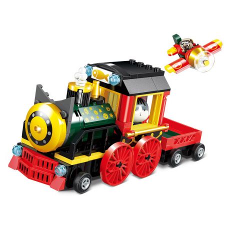 GUDI 52058 non  NHIỆM VỤ BỊ CẤM bộ đồ chơi xếp lắp ráp ghép mô hình Brickheadz FORBIDDEN AREA MISSION Nhân Vật Đầu To 220 khối