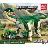 GAOMISI T3021 3021 non  BRACHIOSAURUS bộ đồ chơi xếp lắp ráp ghép mô hình Jurassic World DINOSAURS ARE COMING BRACHIOSAURUS Thế Giới Khủng Long 582 khối