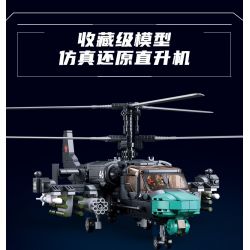 SLUBAN M38-B1138 B1138 1138 M38B1138 38-B1138 non  TRỰC THĂNG VŨ TRANG KA-54S tỷ lệ 1:30 bộ đồ chơi xếp lắp ráp ghép mô hình Military Army Quân Sự Bộ Đội 913 khối