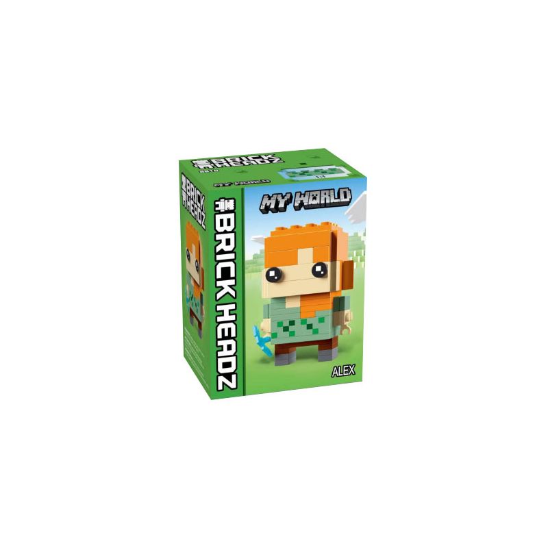 NOT Lego ALEX 40624 8810 xếp lắp ráp ghép mô hình ALEX Brickheadz Nhân Vật Đầu To 86 khối