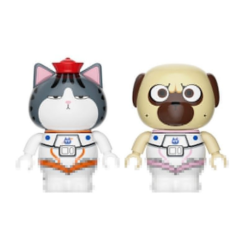 GUDI 52057 non  DU HÀNH VŨ TRỤ SAO bộ đồ chơi xếp lắp ráp ghép mô hình Brickheadz STAR CRUISES Nhân Vật Đầu To 208 khối