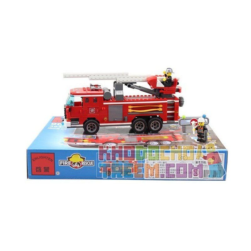 QMAN ENLIGHTEN KEEPPLEY 904 non  XE THANG CỨU HỎA bộ đồ chơi xếp lắp ráp ghép mô hình City FIRE RESCUE THREE BRIDGE ENGINES Thành Phố 364 khối QMAN ENLIGHTEN KEEPPLEY 904 non  XE THANG CỨU HỎA bộ đồ chơi xếp lắp ráp ghép mô hình City FIRE RESCUE THREE BRIDGE ENGINES Thành Phố 364 khối