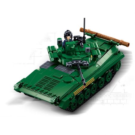 SLUBAN M38-B1136 B1136 1136 M38B1136 38-B1136 non  XE CHIẾN ĐẤU BỘ BINH BMP-2MS tỷ lệ 1:35 bộ đồ chơi xếp lắp ráp ghép mô hình Military Army Quân Sự Bộ Đội 738 khối