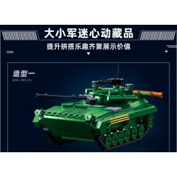 SLUBAN M38-B1136 B1136 1136 M38B1136 38-B1136 non  XE CHIẾN ĐẤU BỘ BINH BMP-2MS tỷ lệ 1:35 bộ đồ chơi xếp lắp ráp ghép mô hình Military Army Quân Sự Bộ Đội 738 khối