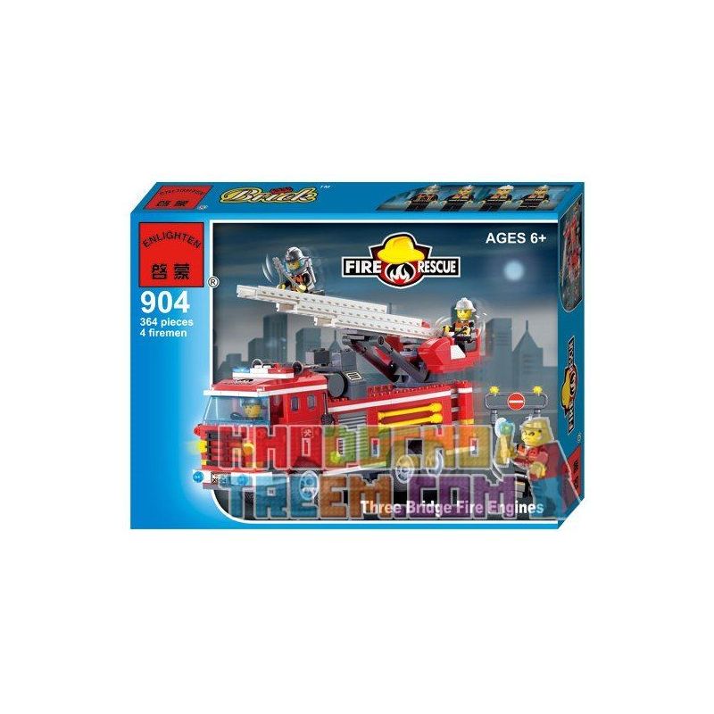 QMAN ENLIGHTEN KEEPPLEY 904 non  XE THANG CỨU HỎA bộ đồ chơi xếp lắp ráp ghép mô hình City FIRE RESCUE THREE BRIDGE ENGINES Thành Phố 364 khối QMAN ENLIGHTEN KEEPPLEY 904 non  XE THANG CỨU HỎA bộ đồ chơi xếp lắp ráp ghép mô hình City FIRE RESCUE THREE BRIDGE ENGINES Thành Phố 364 khối
