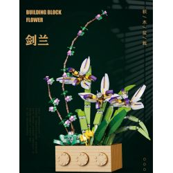 JIBONR G5011 5011 non  CÂY LAY ƠN bộ đồ chơi xếp lắp ráp ghép mô hình Flowers Hoa 1016 khối