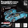 JIQILE 48003 TA GAOLE T3008 3008 non  PARII BACK BUS. bộ đồ chơi xếp lắp ráp ghép mô hình  SUPERCAR Kỹ Thuật Công Nghệ Cao Mô Hình Phương Tiện 529 khối