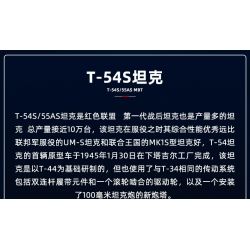 SLUBAN M38-B1135 B1135 1135 M38B1135 38-B1135 non  XE TĂNG HẠNG TRUNG T54S tỷ lệ 1:35 bộ đồ chơi xếp lắp ráp ghép mô hình Military Army Quân Sự Bộ Đội 604 khối