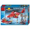 QMAN ENLIGHTEN KEEPPLEY 905 non  TRỰC THĂNG CÙNG THUYỀN CỨU HỎA GIÀN KHOAN DẦU bộ đồ chơi xếp lắp ráp ghép mô hình City FIRE RESCUE SEA TEAMS Thành Phố 402 khối