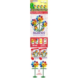 DK 3002 non  HOA MẶT TRỜI bộ đồ chơi xếp lắp ráp ghép mô hình BLOCKS SUN FLOWER 145 khối