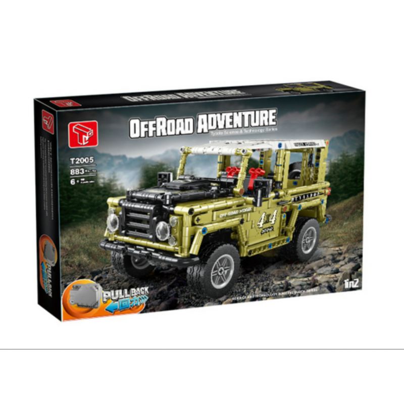 TA GAOLE T2005 2005 non  LAND ROVER. bộ đồ chơi xếp lắp ráp ghép mô hình  OFFROAD ADVENTURE Kỹ Thuật Công Nghệ Cao Mô Hình Phương Tiện 883 khối