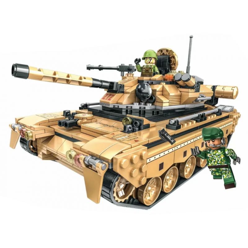 CAYI 2245 non Lego XE TĂNG CHIẾN ĐẤU CHÍNH ZTZ96 bộ đồ chơi xếp lắp ráp ghép mô hình Military Army ZTZ96 MAIN BATTLE TANK Quân Sự Bộ Đội 575 khối