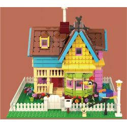 DK 3006 non  NHÀ BÓNG bộ đồ chơi xếp lắp ráp ghép mô hình Movie & Game BALLOON HOUSE Phim Và Trò Chơi 1887 khối