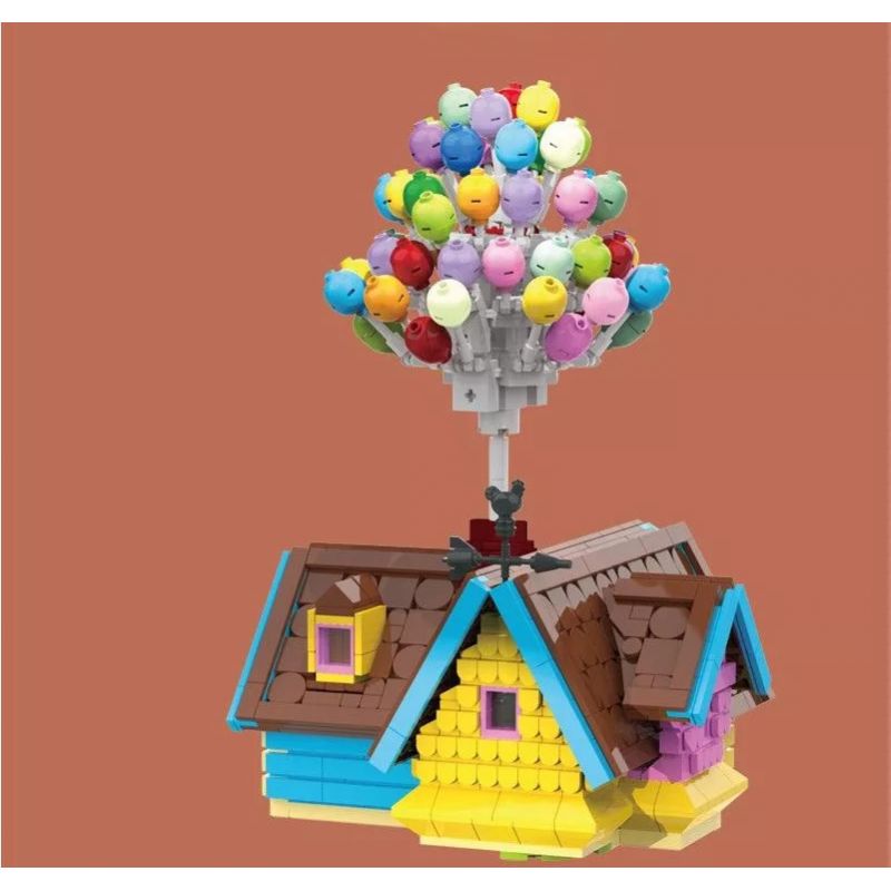 DK 3006 non  NHÀ BÓNG bộ đồ chơi xếp lắp ráp ghép mô hình Movie & Game BALLOON HOUSE Phim Và Trò Chơi 1887 khối