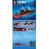 BRICK ELEMENT 19005 non  XE XÚC XÍCH bộ đồ chơi xếp lắp ráp ghép mô hình City HOTDOGS CAR Thành Phố 778 khối