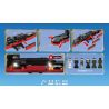 BRICK ELEMENT 19005 non  XE XÚC XÍCH bộ đồ chơi xếp lắp ráp ghép mô hình City HOTDOGS CAR Thành Phố 778 khối