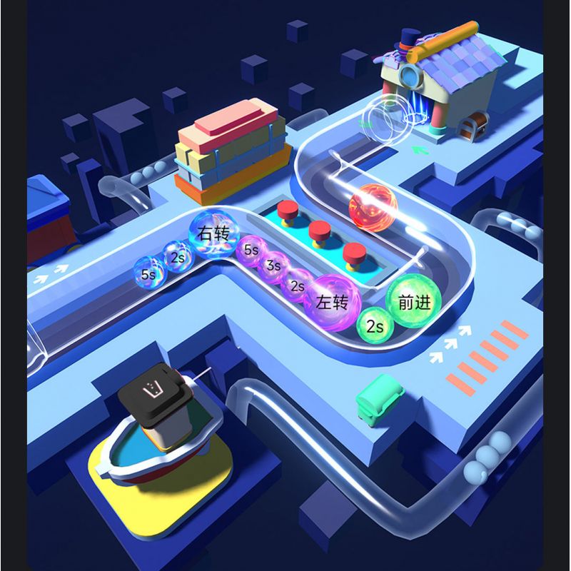 ONEBOT MITU MI OBLGPT09AIQI 09AIQI non  THẺ NGẮN ĐUA XE THÔNG MINH tỷ lệ 1:10 bộ đồ chơi xếp lắp ráp ghép mô hình  Kỹ Thuật Công Nghệ Cao Mô Hình Phương Tiện 1210 khối