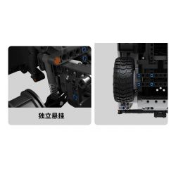 ONEBOT MITU MI OBLGPT09AIQI 09AIQI non  THẺ NGẮN ĐUA XE THÔNG MINH tỷ lệ 1:10 bộ đồ chơi xếp lắp ráp ghép mô hình  Kỹ Thuật Công Nghệ Cao Mô Hình Phương Tiện 1210 khối