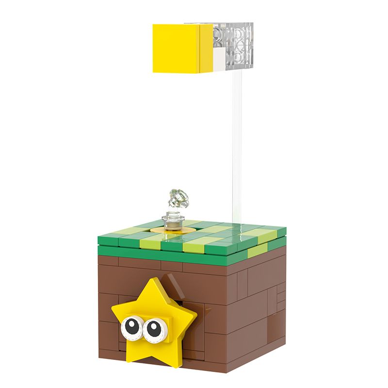 WM MOC1236 1236 MOC1236-A 1236-A non Lego MARIO NHẢY bộ đồ chơi xếp lắp ráp ghép mô hình Super Mario MARIO JUMP BOX Thợ Sửa Ống Nước 97 khối