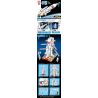 LEYI 88009 non  GIẤC MƠ KHÔNG GIAN bộ đồ chơi xếp lắp ráp ghép mô hình Space Thám Hiểm Không Gian 488 khối