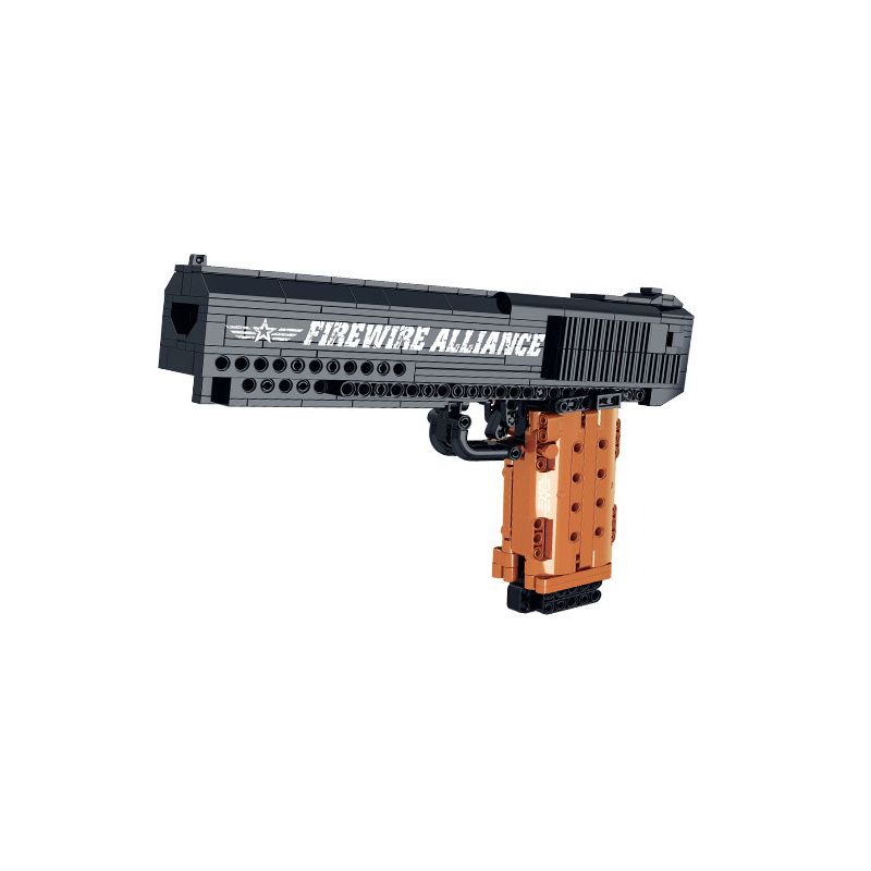 MorkModel 051008 Mork Model 051008 non Lego SÚNG LỤC MÔ HÌNH DESERT EAGLE bộ đồ chơi xếp lắp ráp ghép mô hình FIREWIRE ALLIANCE 555 khối