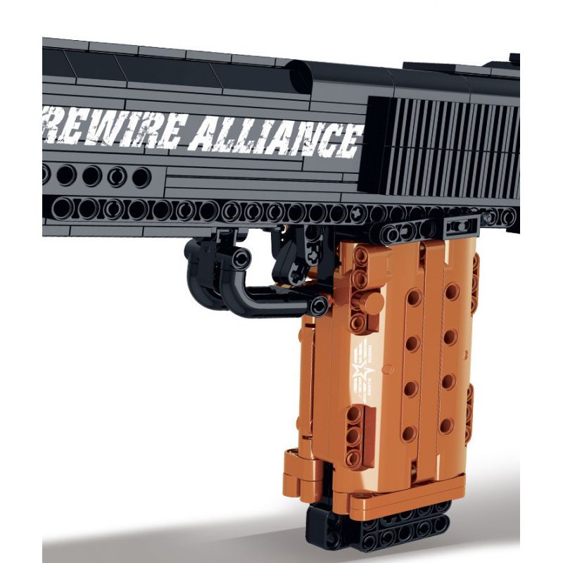 MorkModel 051008 Mork Model 051008 non  SÚNG LỤC MÔ HÌNH DESERT EAGLE bộ đồ chơi xếp lắp ráp ghép mô hình FIREWIRE ALLIANCE 555 khối