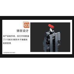 MorkModel 051008 Mork Model 051008 non  SÚNG LỤC MÔ HÌNH DESERT EAGLE bộ đồ chơi xếp lắp ráp ghép mô hình FIREWIRE ALLIANCE 555 khối