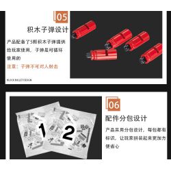 MorkModel 051008 Mork Model 051008 non  SÚNG LỤC MÔ HÌNH DESERT EAGLE bộ đồ chơi xếp lắp ráp ghép mô hình FIREWIRE ALLIANCE 555 khối