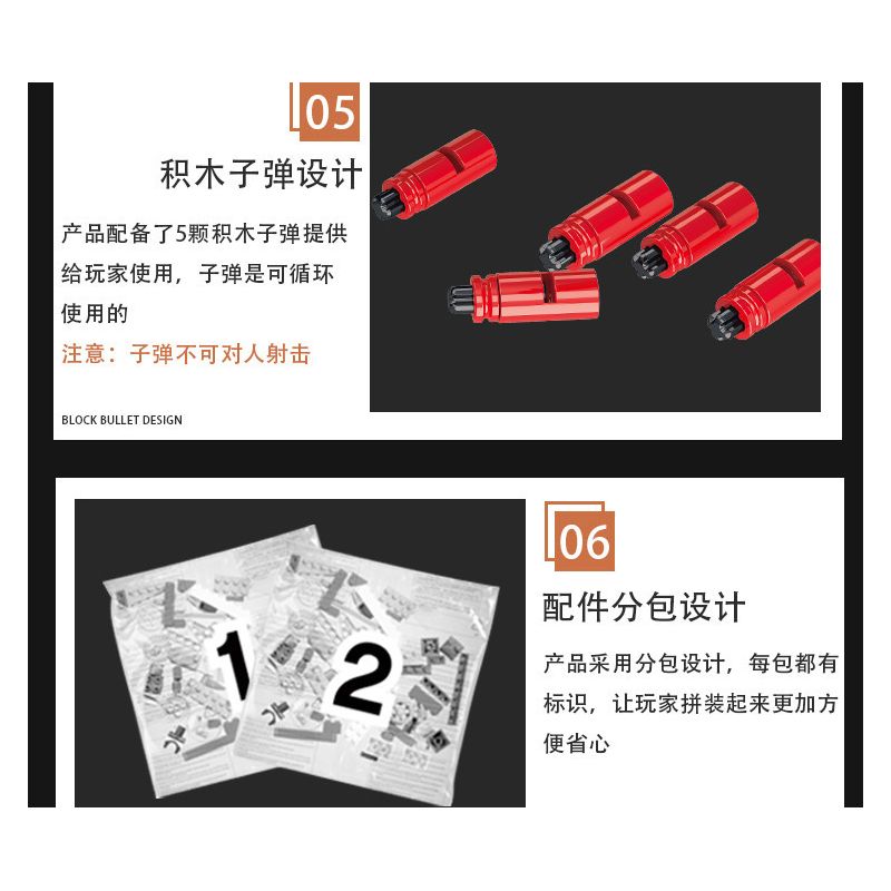 MorkModel 051008 Mork Model 051008 non  SÚNG LỤC MÔ HÌNH DESERT EAGLE bộ đồ chơi xếp lắp ráp ghép mô hình FIREWIRE ALLIANCE 555 khối