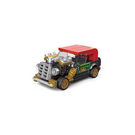 DECOOL 22052 non  XE KÉO MINI CỔ ĐIỂN bộ đồ chơi xếp lắp ráp ghép mô hình Racers MINI RACING PACEMAKER Đua Tốc Độ 95 khối