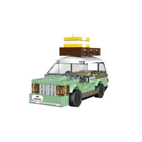 DECOOL 22048 non  XE KÉO MINI GA bộ đồ chơi xếp lắp ráp ghép mô hình Racers MINI RACING PACEMAKER Đua Tốc Độ 91 khối